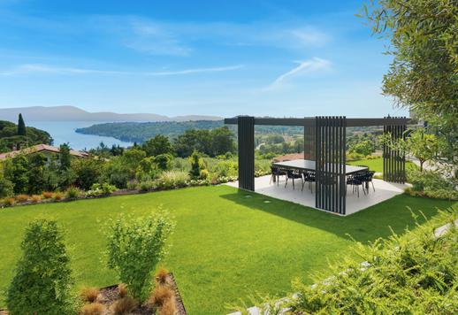 Splendide villa moderne en vente sur le lac de Garde avec vue panoramique sur le golfe de Salò Image 6