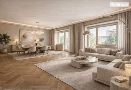 밀라노 중심부의 명성 있는 지역에 발코니가 있는 아파트가 판매됩니다. Image 5