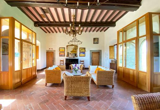 600 m²-es szálláskomplexum 4 hektáron Prumiano in Chianti középkori falujában Image 5