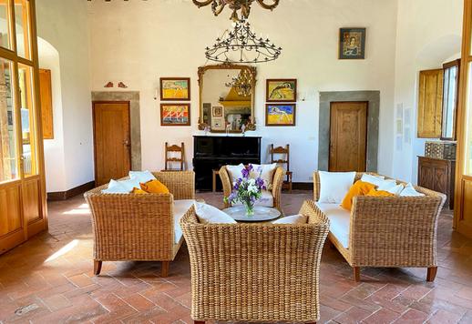 600 m²-es szálláskomplexum 4 hektáron Prumiano in Chianti középkori falujában Image 7