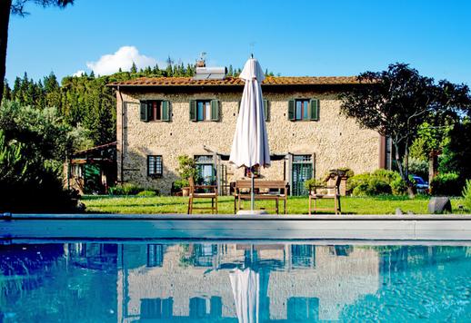 600 kvm rustikk villa på 5 hektar land blant vinmarker og olivenlunder i Montespertoli Image 9