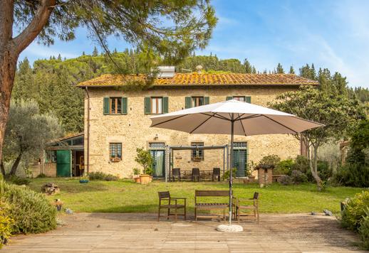 600 kvm rustikk villa på 5 hektar land blant vinmarker og olivenlunder i Montespertoli Image 7