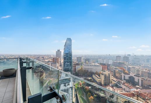 Porta Nuova'nın kalbinde, 21. katta yer alan, 235 metrekarelik panoramik manzaralı özel mülk Image 7