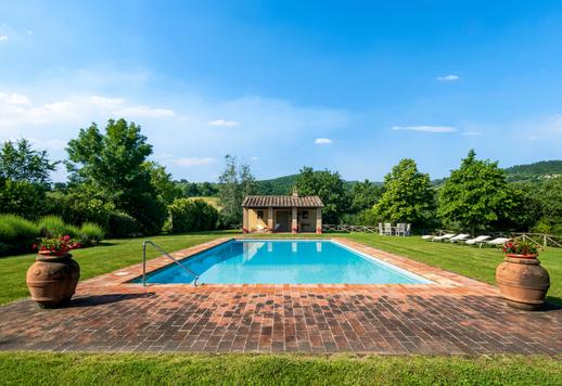 Drie villa&#39;s in een boerderij te koop in San Casciano dei Bagni, in de provincie Siena Image 9