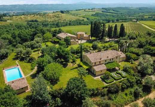 Drie villa&#39;s in een boerderij te koop in San Casciano dei Bagni, in de provincie Siena Image 3