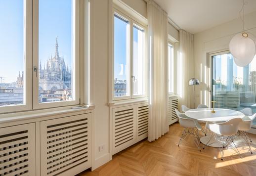 Exkluzív, világos birtok a katedrális és a Brera között, a város legikonikusabb szívében Image 9