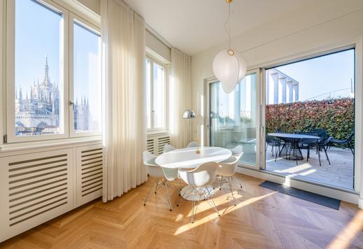 Exkluzív, világos birtok a katedrális és a Brera között, a város legikonikusabb szívében Image 7