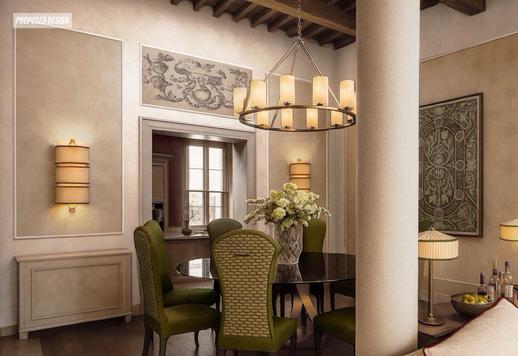 Apartment 1 | 300 sqm apartment on the first floor of the modern wing with internal balcony Image 3