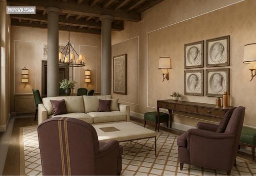 Apartment 1 | 300 sqm apartment on the first floor of the modern wing with internal balcony Image 1