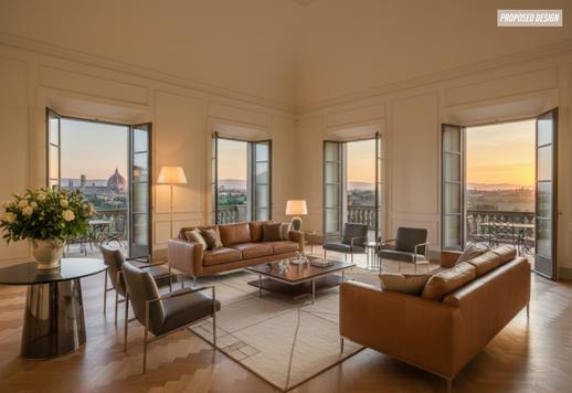 Резиденция около 1000 м² на трех уровнях, с пятью спальнями, семью ванными, велнес-зоной, бассейном, садом 4000 м² и подземным гаражом в живописной холмистой местности Image 6