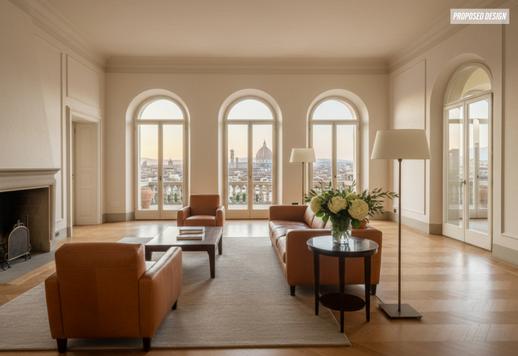 Резиденция около 1000 м² на трех уровнях, с пятью спальнями, семью ванными, велнес-зоной, бассейном, садом 4000 м² и подземным гаражом в живописной холмистой местности Image 7