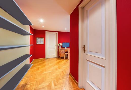 Elegante residenza di circa 96 mq lordi al terzo piano, con ampio soggiorno angolare, camera con cabina armadio, doppi servizi e cantina in stabile con portineria e ascensore Image 6