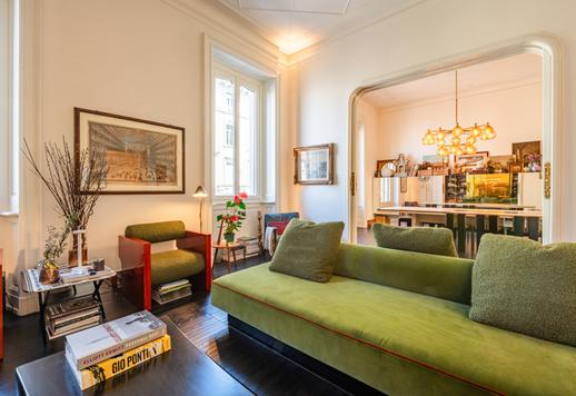 Burjuva Art Nouveau binasının zemin katı: Milano'nun kalbinde tasarımcı dokunuşları ve çağdaş bir tasarım. Image 4