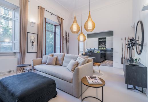 Residenza di 175 mq in villetta ottocentesca con due camere con bagno en suite, studio soppalcato sotto volte affrescate e giardino privato di 91 mq  Image 1