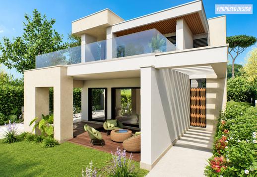 Propriété de 290 m² sur deux niveaux, située sur un terrain privé de 1 000 m², bénéficiant d'un emplacement stratégique entre la mer et des commodités haut de gamme Image 2