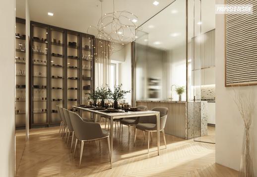 Stunning 224-sqm luxury estate on one level with three bedrooms and four bathrooms, nestled in an exclusive enclave between Prati and Balduina Image 3