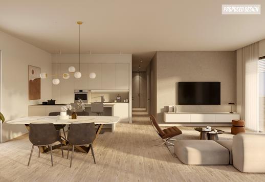 Trilocale di 107 mq con due eleganti camere da letto, due sale da bagno, e terrazzo angolare di 52 mq Image 8