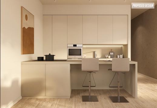 Proprietà di 91 mq con due camere da letto e due sale da bagno al primo piano di lussuoso complesso residenziale Image 8
