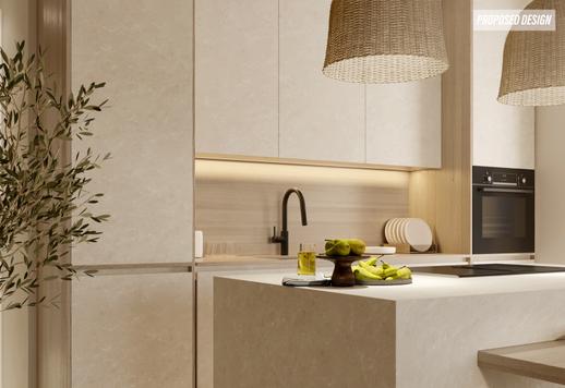 Proprietà di 91 mq con due camere da letto e due sale da bagno al primo piano di lussuoso complesso residenziale Image 9