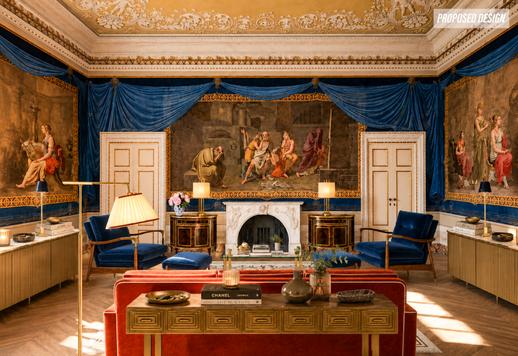 Une demeure d'une superficie de 600 m² d'une excellence absolue, occupant l'intégralité du premier étage de l'aile historique du palais Image 1
