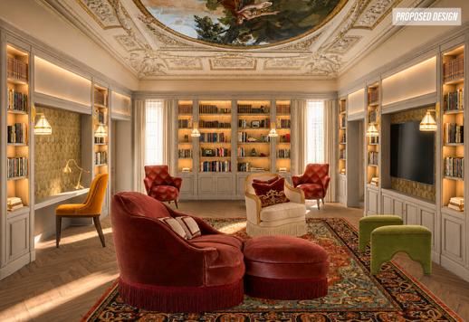 Une demeure d'une superficie de 600 m² d'une excellence absolue, occupant l'intégralité du premier étage de l'aile historique du palais Image 3
