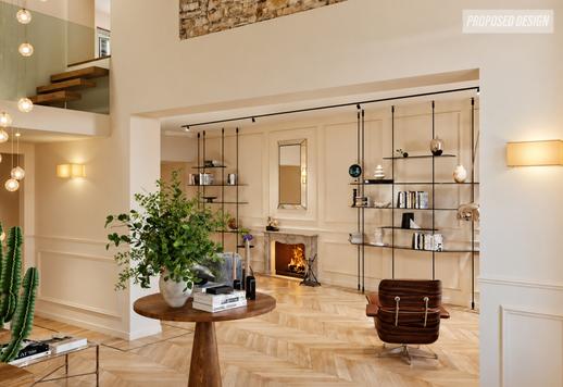 Sophisticated 305 sqm residence on two levels in Florence's historic centre, with three large bedrooms, four bathrooms and an invaluable private garage. Image 6